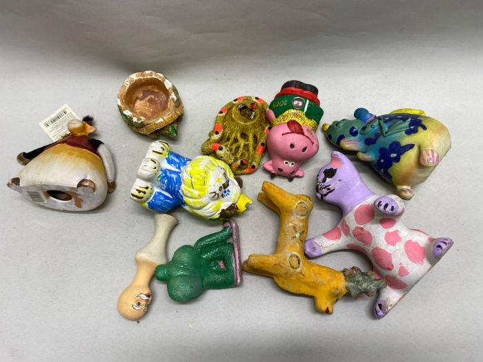 Сувениры разной формы, изделия из гипса