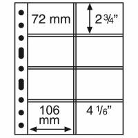 Лист Grande 4CT на 8 банкнот. Упаковка (5 шт.)  Leuchtturm, #360753
