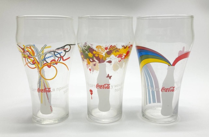 Стаканы Coca Cola, 3 шт
