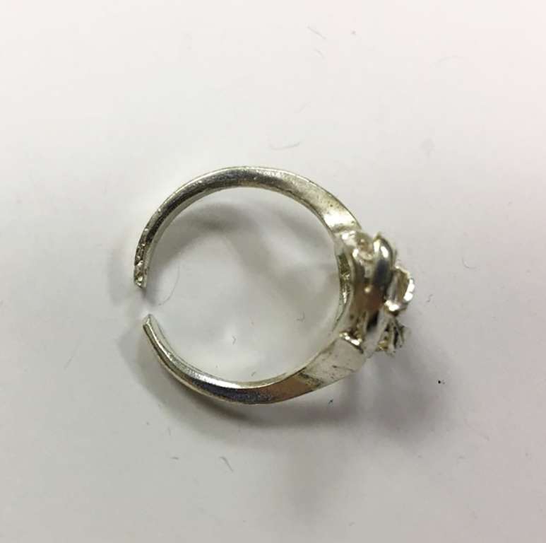 Кольцо "Финифть", серебрение (сост. на фото)