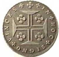 (№1828km385) Монета Португалия 1828 год 120 Reacute;is (6 Vinteacute)