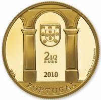 () Монета Португалия 2010 год 2,5 евро ""  Никель  AU