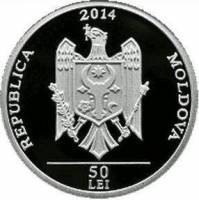 () Монета Молдова 2014 год 500  ""   Биметалл (Серебро - Ниобиум)  UNC