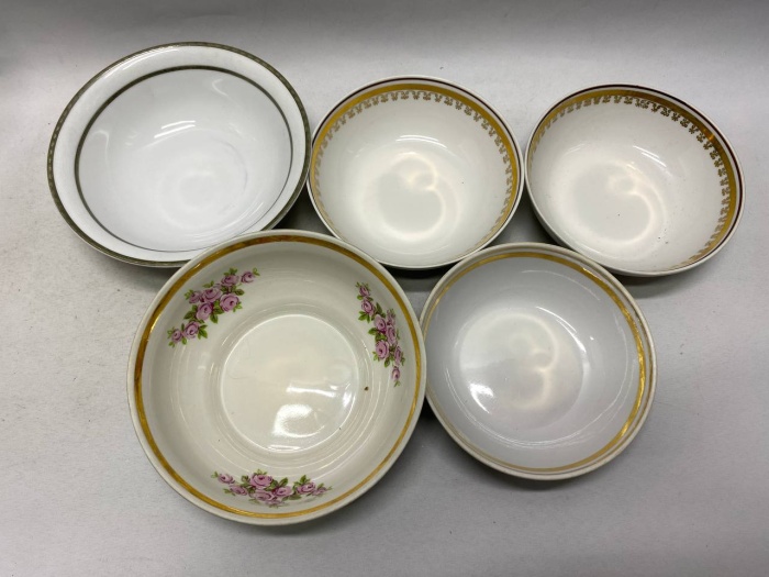 Салатник пиала фарфор 5 шт