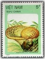 (1987-110) Марка Вьетнам "Трутовик чешуйчатый"    Грибы III Θ