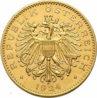 () Монета Австрия 1923 год 100  ""   Биметалл (Платина - Золото)  UNC