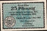 (№1917) Банкнота Германия 1917 год "25 Pfennig"