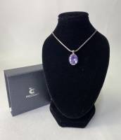 Подвеска серебро 925 пр 8,4 гр цирконий Preciosa Чехия в подарочной коробке