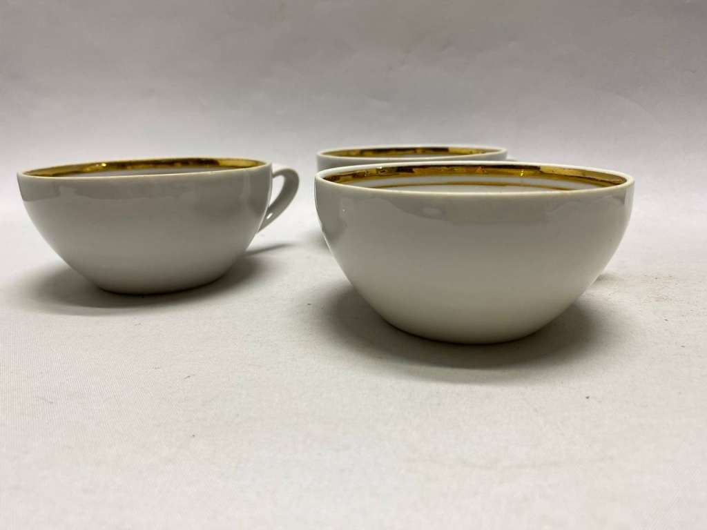 Кружка фарфор Рига, 3 шт СССР