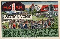 (№1921) Банкнота Германия 1921 год "1 Mark"