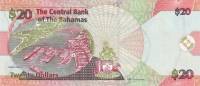  Банкнота Багамские острова 2010 год 20     UNC