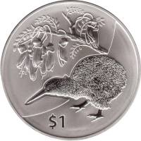 (№2012km350) Монета Новая Зеландия 2012 год 1 Dollar (КИВИ Сокровища)