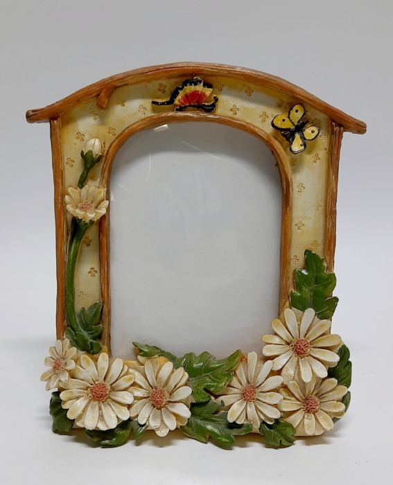 Фоторамка, полистоун, размер для фото 13*8 см. (сост. на фото)