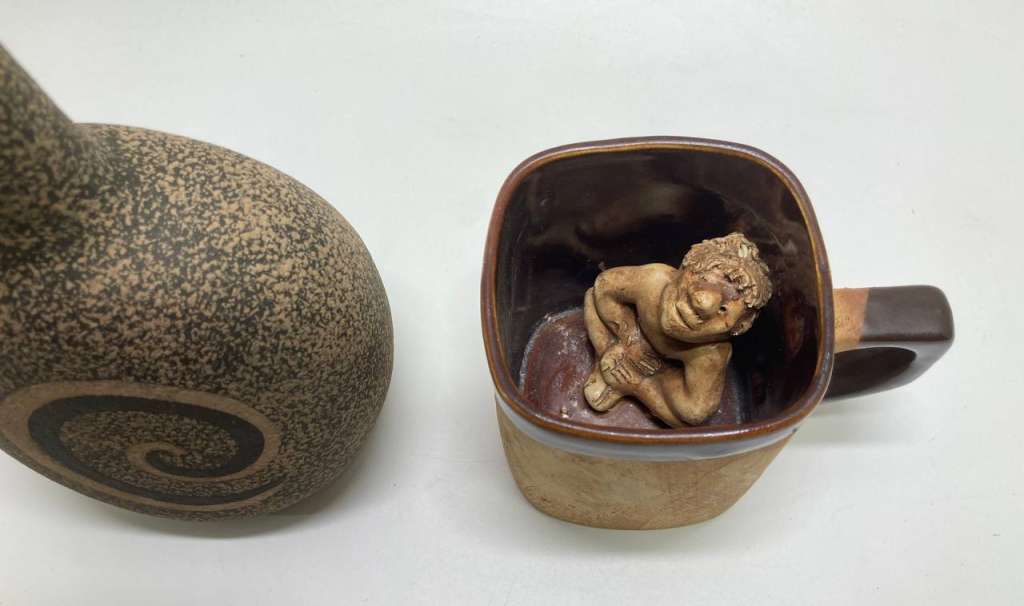 Кружка + графин, керамика