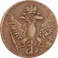 (1753) Монета Россия 1753 год 1/2 копейки  Орёл 1753 г. Деньга Медь  UNC