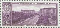 1958-122 Марка СССР Азербайджанская ССР Баку   Столицы союзных советских республик II Θ