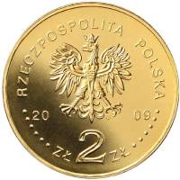 () Монета Польша 2009 год 2  ""   Северное золото  UNC