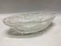 Салатник ладья 36*15 см, хрусталь СССР