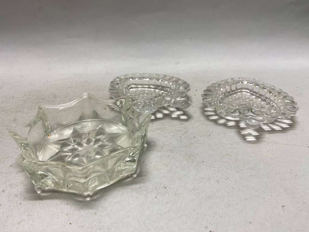 Набор розетки, креманки стекло 3 шт