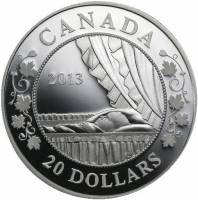() Монета Канада 2013 год 20 долларов ""   PROOF