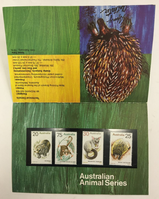 (--) Набор марок в буклете Австралия &quot;4 шт.&quot;  Негашеные  , III O