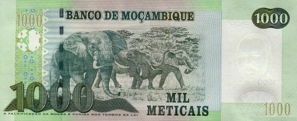 () Банкнота Мозамбик 2011 год 1 000  &quot;&quot;   UNC