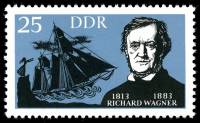 (1963-021) Марка Германия (ГДР) "Рихард Вагнер"    Художники III O