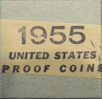(1955, 5 м. в коробке) Набор США 1955 год  Годовой набор  PROOF