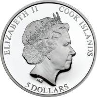 () Монета Острова Кука 2015 год 5 долларов ""   AU