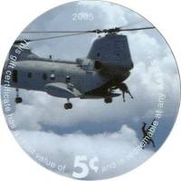 (№2005P-M277) Банкнота США 2005 год "5 Cents"