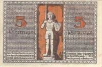(№1920) Банкнота Германия 1920 год "5 Pfennig"