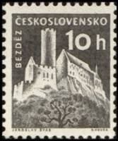 (1960-86) Марка Чехословакия "Замок Бездез"   Замки и усадьбы (Стандартный выпуск) II Θ