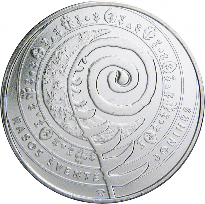 (2018) Монета Литва 2018 год 1 1/2 евро &quot;Иван Купала&quot;  Медь-Никель  UNC