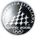 () Монета Италия 2005 год 5 евро ""  Биметалл (Серебро - Ниобиум)  AU