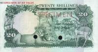 (1966) Банкнота Уганда 1966 год 20 шиллингов    UNC