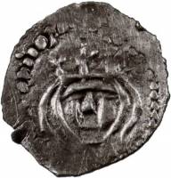 (№1386) Монета Литва 1386 год 1 Pinigelis