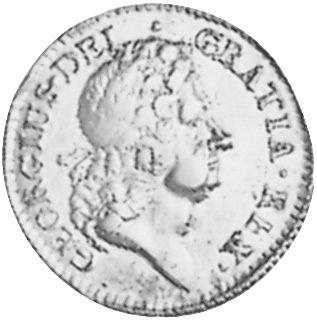 (№1723km117.2) Монета Ирландия 1723 год frac12; Penny