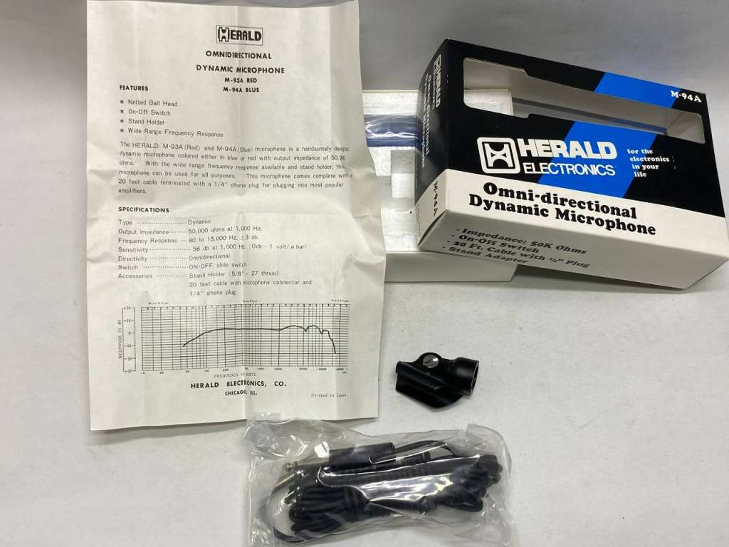 Микрофон HERALD M-94A Япония