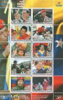 (№2013-4319) Лист марок Венесуэла 2013 год "Угу Chaacutevez 19542013", Гашеный