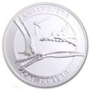 (№2010km337) Монета Новая Зеландия 2010 год 1 Dollar (Древние Рептилии - Аньянгуэра)