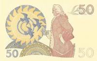 (,) Банкнота Швеция 1989 год 50 крон "Густав III"   UNC