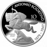 (№2016) Монета Мальта 2016 год 10 Euro (Опасный Вид Спорта)