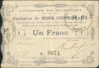 (№1914) Банкнота Франция 1914 год "1 Franc"