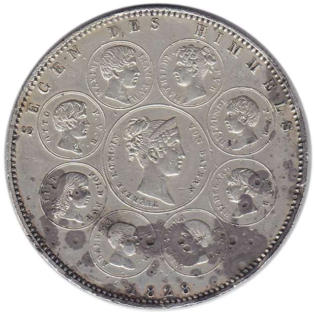 () Монета Германия (Пруссия) 1828 год   &quot;&quot;     F