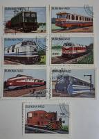 --  Набор марок Буркина-Фасо 7шт.  Гашёные , III Θ