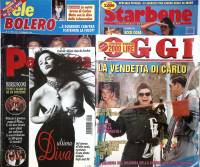 Журнал "OGGI Panorama TeleBolero Starbene" 1993 1994 1995 4 журнала . Мягкая обл. 300 с. С цв илл