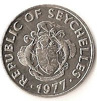(№1977km34) Монета Сейшельские острова 1977 год 50 Cents