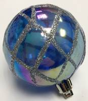 Ёлочная игрушка "Перламутровый шар" (сост. на фото)