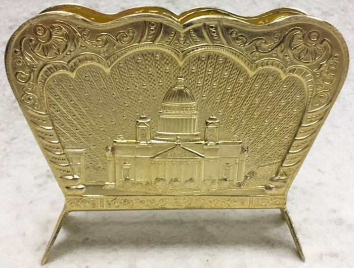 Салфетница "Исаакиевский собор", металл (сост. на фото)