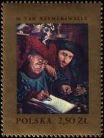 (1967-072) Марка Польша "Сборщик налогов"   Картины европейских мастеров III Θ